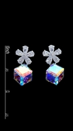 Show details for Shinning Colourful Square Drop & Dangle Show details for Shinning Colourful Square Drop & Dangle