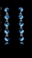 Show details for Long-Term Supplier Geometric Dark Blue Drop & Dangle