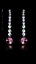 Show details for Widely Popular Geometric Wine Red Drop & Dangle
