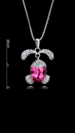 Show details for Shinning Pink Platinum Plated Collar 16 OR 18 Inches Show details for Shinning Pink Platinum Plated Collar 16 OR 18 Inches