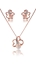 Show details for Unique Design Rose Gold Plated Small 2 Pieces Jewelry Sets