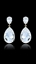 Show details for Simple And Elegant Swarovski Element Zinc-Alloy Drop & Dangle
