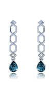 Picture of Online Dark Blue Small Drop & Dangle