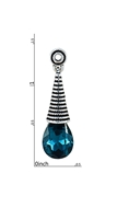 Picture of Beauteous Crystal Zinc-Alloy Drop & Dangle