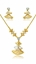 Show details for Three-Dimensional Zinc-Alloy Gold Plated 2 Pieces Jewelry Sets