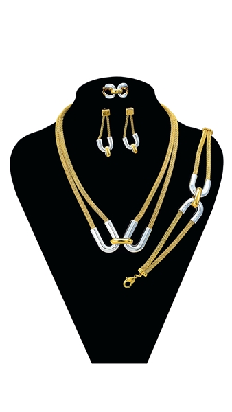 Picture of Individual Design On  Dubai Style Zinc-Alloy 4 Pieces Jewelry Sets