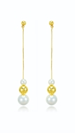 Picture of Fantastic Zinc-Alloy Venetian Pearl Drop & Dangle