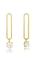 Show details for New Step Gold Plated Zinc-Alloy Drop & Dangle