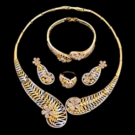 Picture of Healthy African Style Female 4 Pieces Jewelry Sets