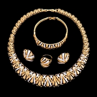 Picture of Unique Style Female Gold Plated 4 Pieces Jewelry Sets