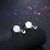 Picture of Durable White Platinum Plated Stud 