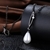 Picture of Innovatively Designed White Gunmetel Plated Necklaces & Pendants