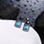 Picture of New Arrival Blue Gunmetel Plated Stud 