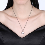 Picture of Good  White Gunmetel Plated Necklaces & Pendants