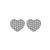 Picture of Fashion Design Platinum Plated Stud