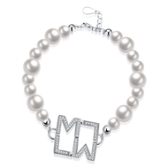 Picture of The Youthful And Fresh Style Of Platinum Plated Bracelets