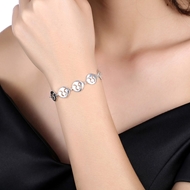 Picture of Unique Fashion Platinum Plated Bracelets