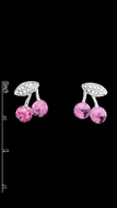 Show details for Romantic  Platinum Plated Party Stud  Show details for Romantic  Platinum Plated Party Stud
