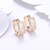 Picture of Exquisite Platinum Plated Huggies Earrings