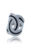Show details for Original Design Cubic Zirconia Platinum Plated Fashion Rings