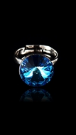 Show details for High Quality Dark Blue Platinum Plated Fashion Rings Show details for High Quality Dark Blue Platinum Plated Fashion Rings