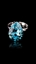 Show details for Superb Quality Platinum Plated Sea Blue Fashion Rings