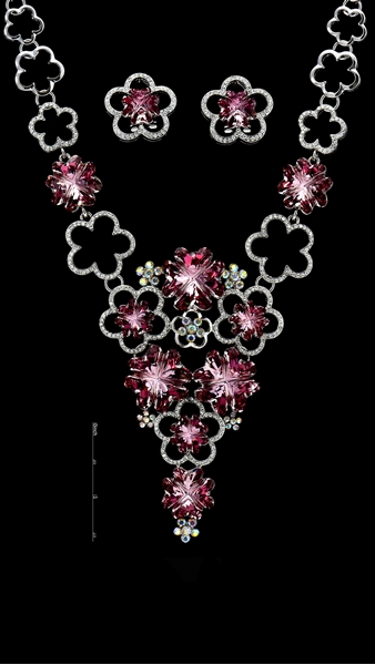 Picture of Fabulous Zine-Alloy Floral 2 Pieces Jewelry Sets