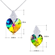 Picture of Female Zinc Alloy Necklace And Earring Sets 2BL050488S