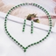 Show details for Cubic Zirconia Big Necklace And Earring Sets 1JJ050894S