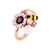 Picture of New Step Enamel Floral Fashion Rings