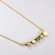 Picture of 16 Inch Small Short Chain Necklaces 3LK053650N