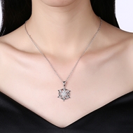 Picture of Cubic Zirconia Holiday Pendant Necklaces 3LK053773N