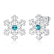 Picture of Cubic Zirconia Zinc Alloy Stud Earrings 3LK053859E