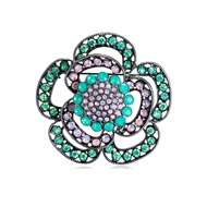 Picture of Zinc Alloy Artificial Crystal Brooches 2YJ053989