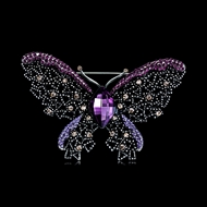 Picture of Artificial Crystal Casual Brooches 2YJ053995