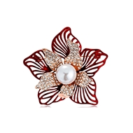 Picture of Artificial Pearl Zinc Alloy Brooches 2YJ054000