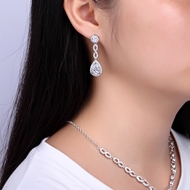 Picture of  Luxury Cubic Zirconia Necklace And Earring Sets 1JJ054499S