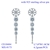 Picture of Party Cubic Zirconia Dangle Earrings 1JJ054526E