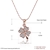 Picture of Nickel Free Rose Gold Plated Small Pendant Necklace with Easy Return