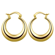 Picture of Simple Copper or Brass Big Hoop Earrings with Unbeatable Quality