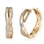 Picture of Inexpensive Gold Plated Medium Small Hoop Earrings of Original Design