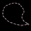 Show details for Fancy Big Platinum Plated Long Chain Necklace