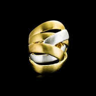 Picture of Dubai Gold Plated Fashion Ring in Exclusive Design