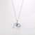 Picture of Classic Purple Pendant Necklace with Wow Elements