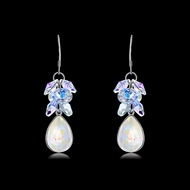 Picture of Nice Swarovski Element Zinc Alloy Dangle Earrings with Price