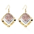 Picture of Nickel Free Multi-tone Plated Casual Dangle Earrings From Reliable Factory