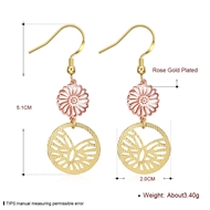 Picture of Great Value Multi-tone Plated Dubai Dangle Earrings from Reliable Manufacturer