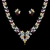 Picture of New Cubic Zirconia Colorful Necklace and Earring Set