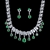 Picture of Beautiful Cubic Zirconia Luxury Necklace and Earring Set