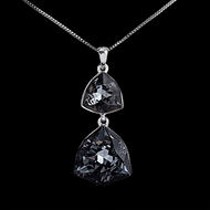 Picture of New Swarovski Element Black Pendant Necklace